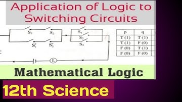 Switching Circuit Mathematical Logic / 12 Science Mathematical logic / Circuit Diagram Maths Logic