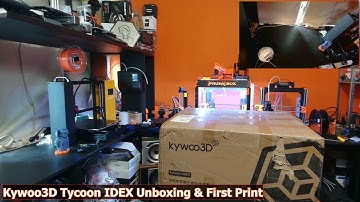 KYWOO3D TYCOON IDEX LIVE Unboxing & First Use