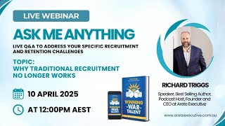 Information Winning the War for Talent: Why Traditional Recruitment No Longer Works News