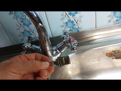 Как поменять кран буксу в кране, ремонт смесителя на кухне.