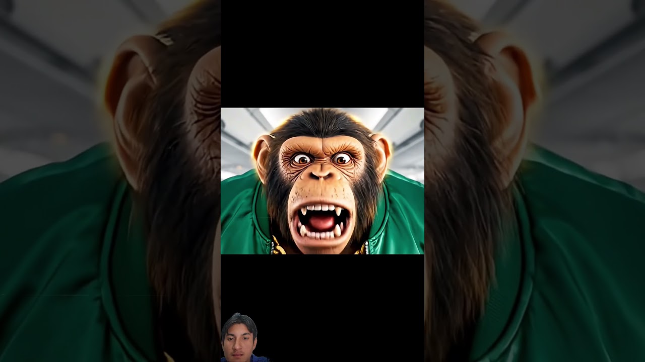 monkey namaste 🙏 ❤️ ai video