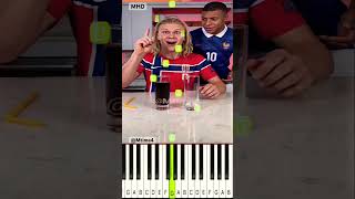 Mbappé is so confused by Haaland right now 😂 @Mtime4 - Piano Tutorial