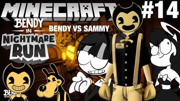 Bendy in Nightmare Run in Minecraft Part 14 - Map Showcase