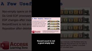 Why RecordCount Can Mislead You In Access