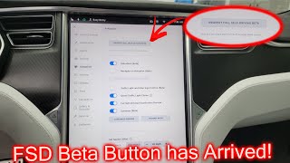 FSD Beta Button is HERE!!!!!