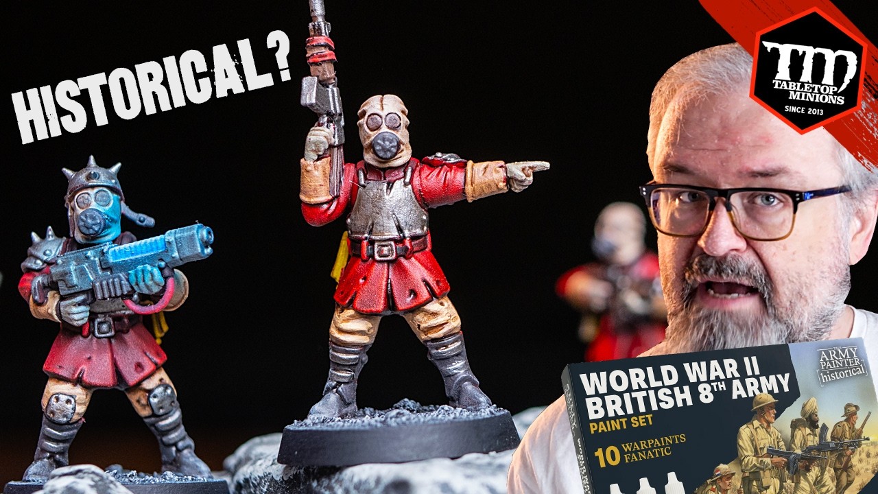 Trying Army Painter Historicals on Sci-Fi Minis