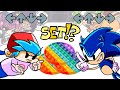 FNF Characters Tournament with Sonic Characters | POP-IT Battle | FRIDAY NIGHT FUNKIN ANIMATION