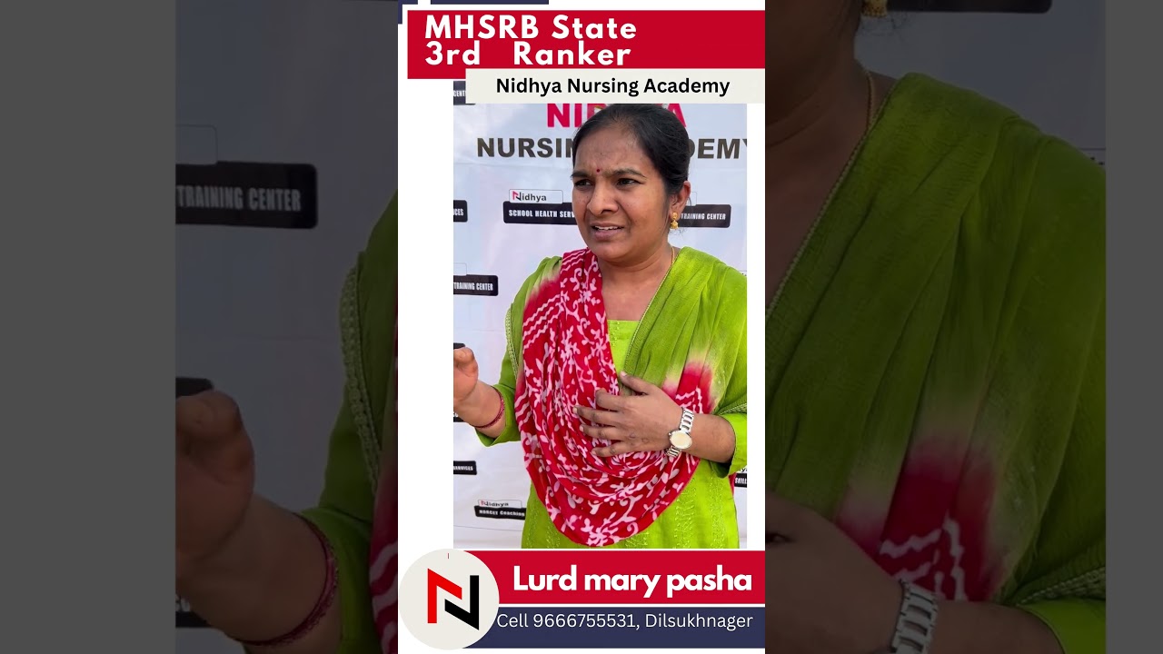 State 3rd Ranker -MHSRB Telangana Review