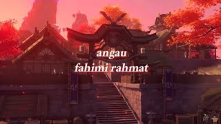 angau - fahimi rahmat (sped up lyrics)