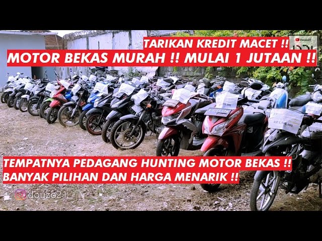 MULAI 1 JUTAAN !! Motor Bekas Ex Tarikan Kredit Macet Dijual ...