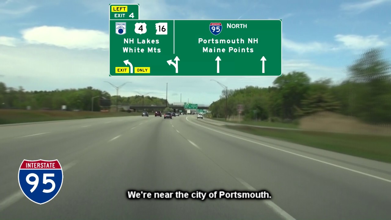 I95 Maine /New Hampshire border to the Piscataqua Bridge YouTube
