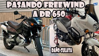 Suzuki Freewind 650 la pasamos a DR650 ¿por que lo hacen?