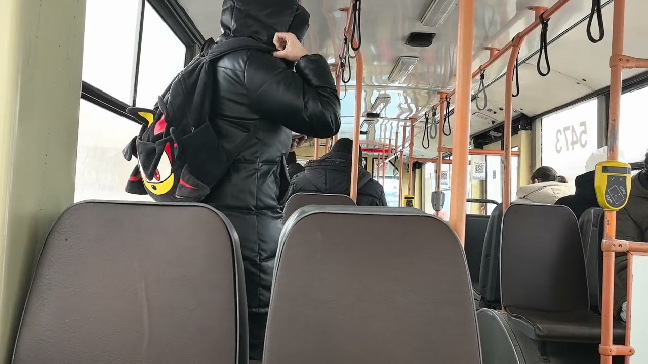 Поездка на троллейбусе БКМ-321 б.н №5473 по маршруту №35 