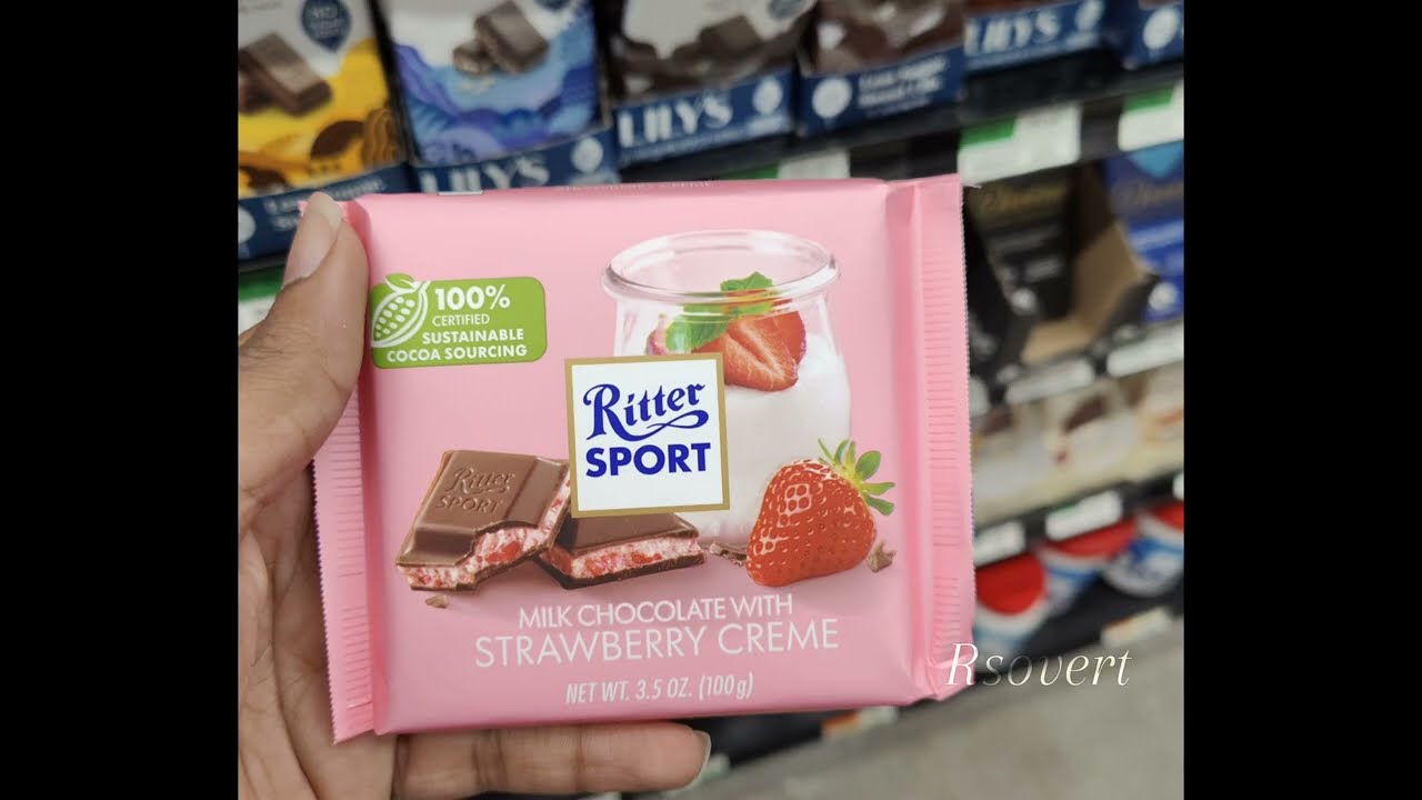 Do you ever try this ritter sport candy it's amazing
