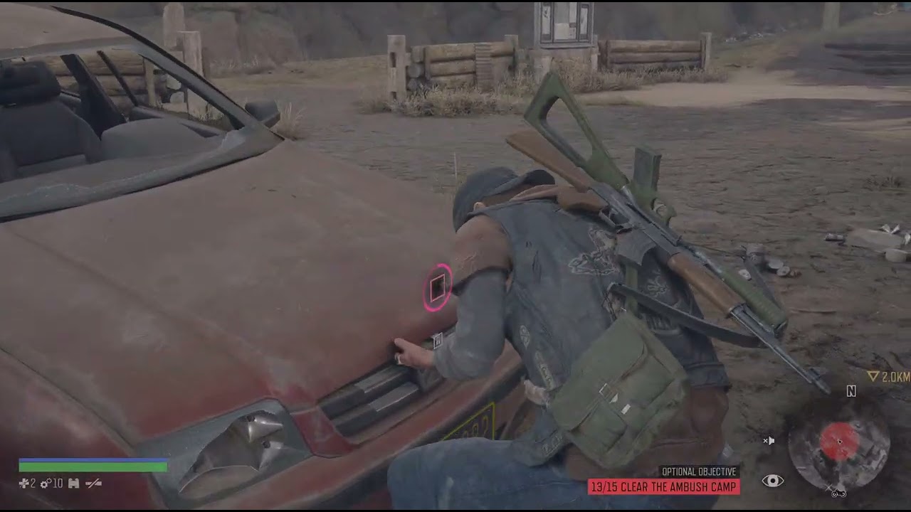 Clear the logging camp infestation zone (P.2 تنظيف المنطقة حول المعسكر #explore #gaming #daysgone 