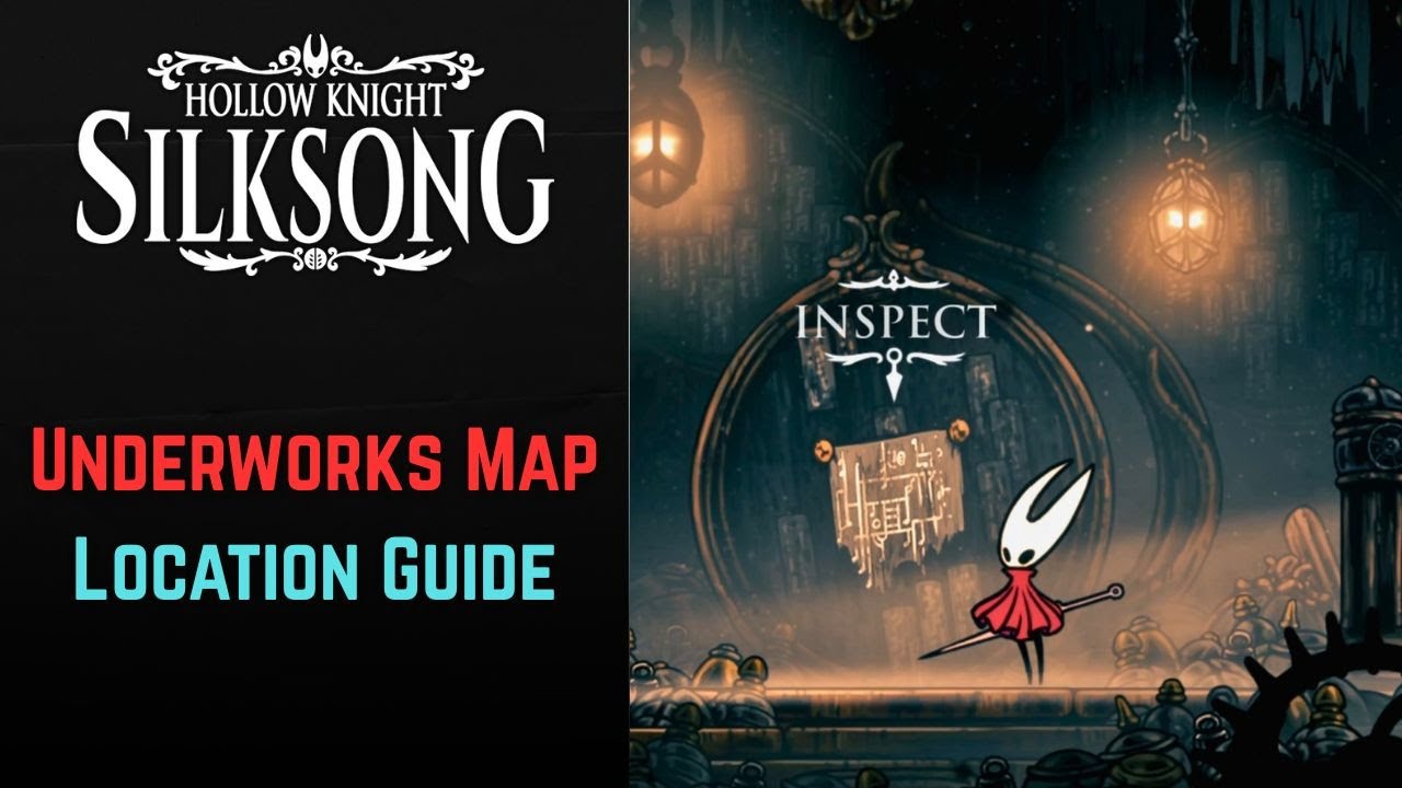 Underworks Map Location Guide - Silksong: Hollow Knight - YouTube
