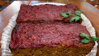Rustic Italian Chickpea Loaf • Vegan Meatloaf • PlantBased Recipe • Nonna Says Mangia