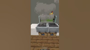 how to make stove in minecraft! #shorts