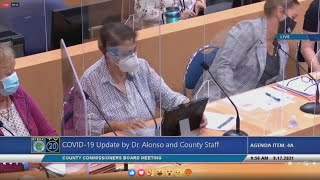 Palm Beach County health director Dr. Alina Alonso addresses COVID-19 cases, vaccinations