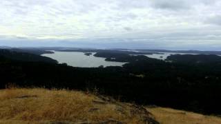 San Juan Islands from Orcas Island Time-lapse. WA. Ferry Ride Turtleback Hike. Profile