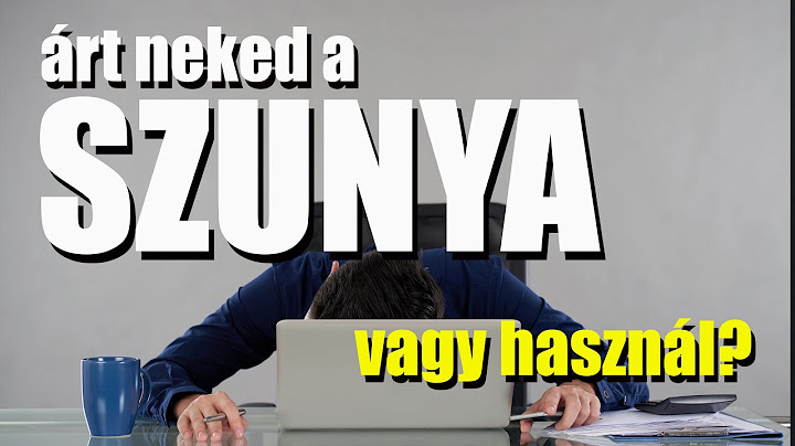 😴 Jó neked a szunyálás, vagy ártalmas?