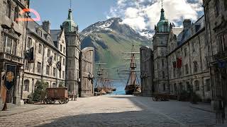 Castle Courtyard - Open the Gates | Frozen the Musical Digital Scenery | e-llusion media