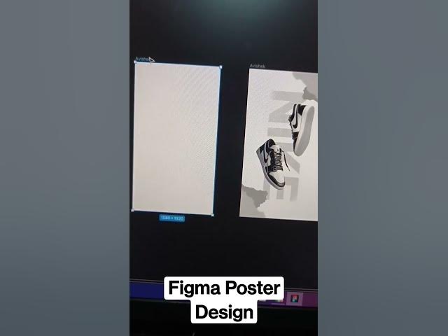 Figma Animated Poster Design. #figma
