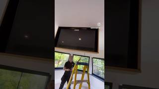 Drop down Future Automation TV Lift #control4 #smarthome #tv #shorts