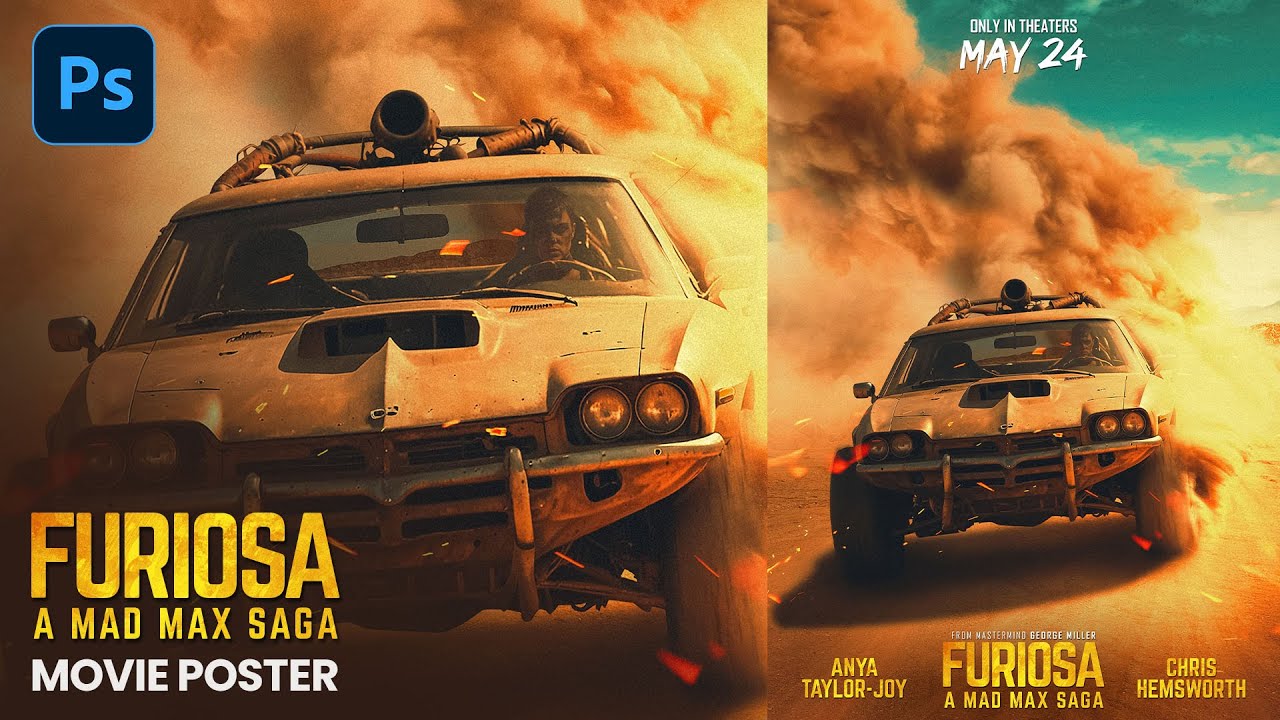 I Made an Alternative Movie Poster for the Movie Furiosa: A Mad Max Saga