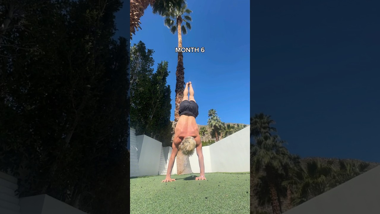 9 months handstand progress🤸