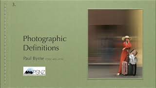 Full Honours Board 'Quick Tip’ Presentations - Part Three - Photographic Definitions Update