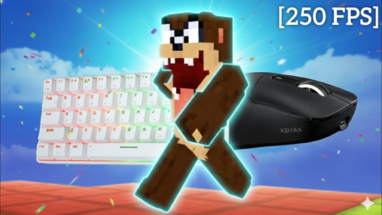 Clicky Keyboard and Mouse ASMR Sounds | Hypixel