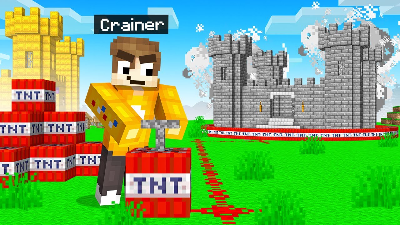 1000 TNT vs Our Minecraft World! (Cherry Island)