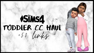 Toddler CC Haul! ( 50 Links!) | Sims 4 Showcase