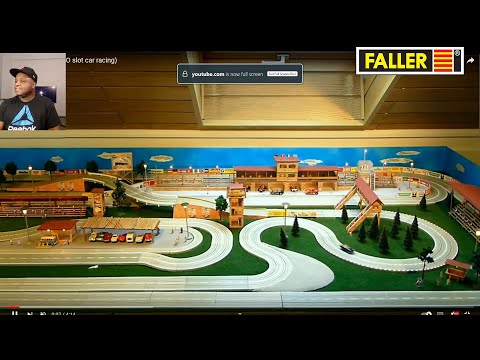 Lot 342 - A selection of FALLER AMS HO gauge slot car