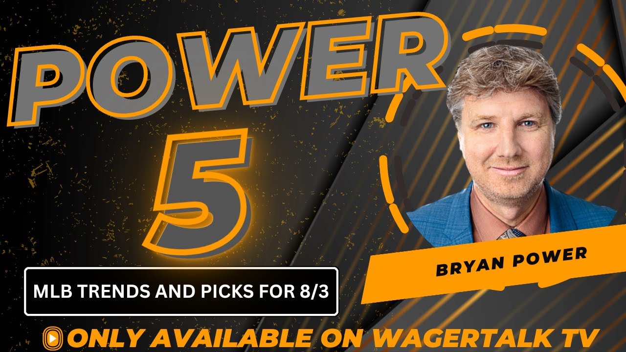MLB Picks and Predictions Today on the Power Five with Bryan Power {8-3-23}