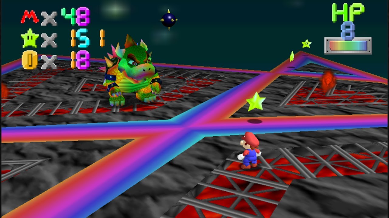 Super Mario Parallel Stars - Rainbow Spiral - YouTube