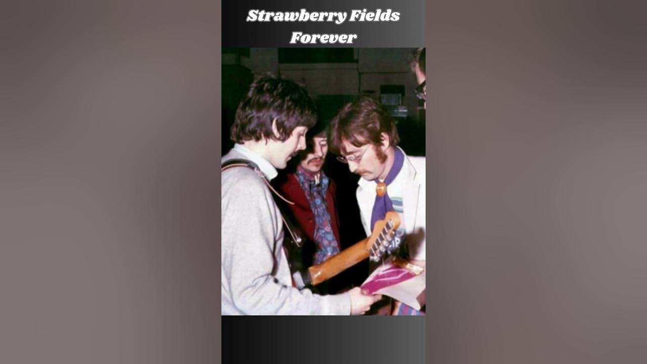 John Lennon’s First Take of Strawberry Fields! #60smusic #lovesong #lyrics #pop #shorts #thebeatles