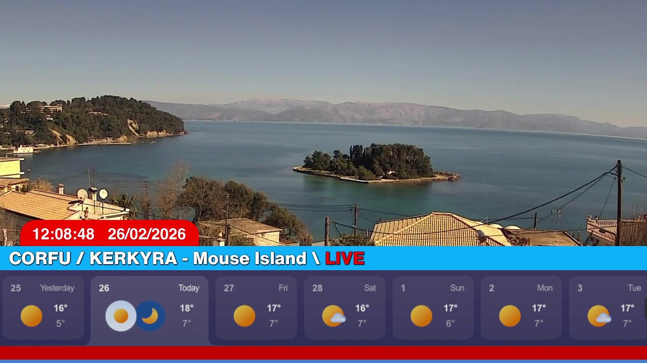 Corfu / Kerkyra, Greece LIVE