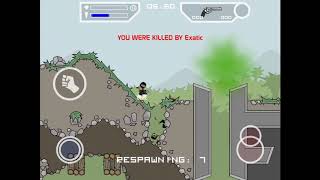 Mini Millitia Doodle Army 2: Lazor vs Exatic [ Friendly Match ] screenshot 3