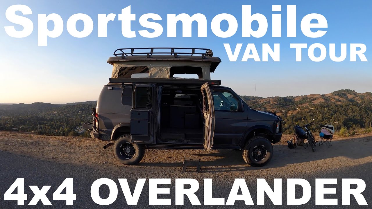 Sportsmobile Van Tour 4x4 Overlander Van Life Ideas Skydio 2