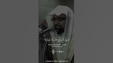 وَلَا تُخْزِنِي يَوْمَ يُبْعَثُونَ - تلاوة هادئه - القارئ: ناصر القطامي.