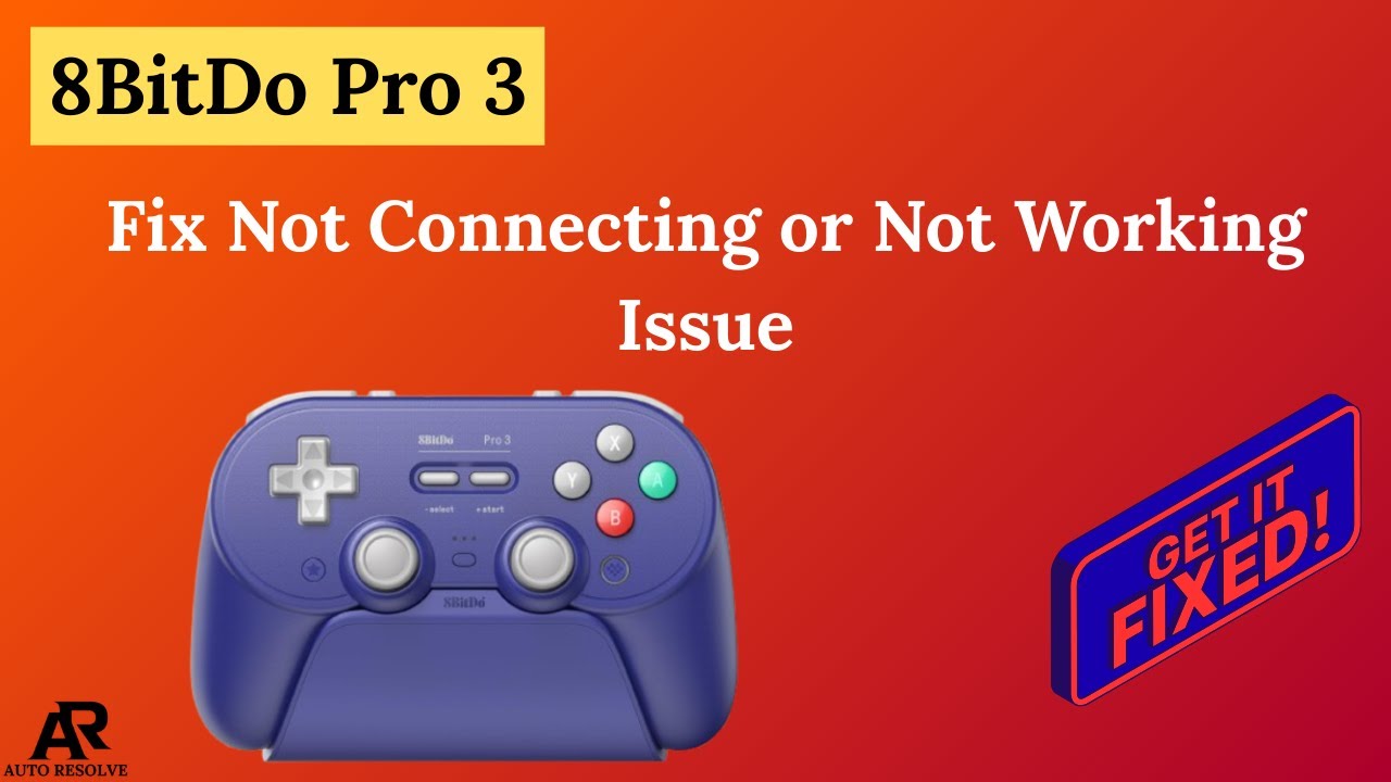 8BitDo Pro 3 – Fix Not Connecting or Not Working Issue - YouTube