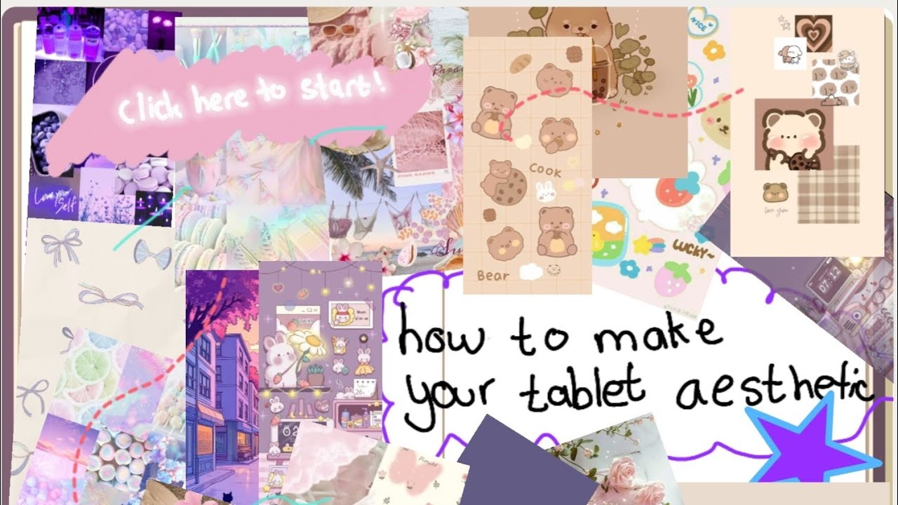 How to make ur tablet aesthetic and...