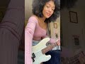 Kiss Me More by Doja Cat but with the bass turned UP 🎀 [April Kae Bass Cover] #dojacat #music #cover