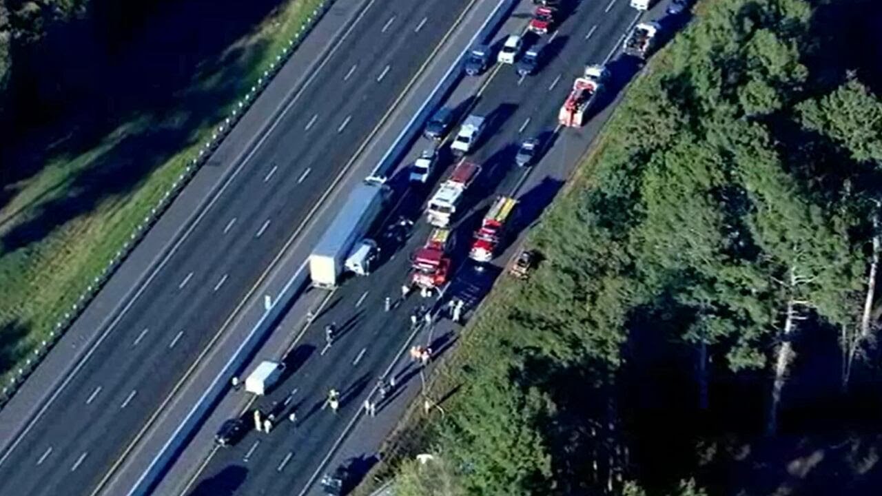 8th body found, truck driver charged in fiery crash on I-85 in Jackson County