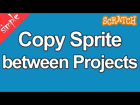 Scratch 3: Copy Sprite between Projects