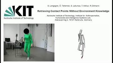 Motion capture contact retrieving at KIT