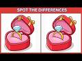 Spot the 3 Differences | 10 Brain Teasers to Test Your IQ  🔍
