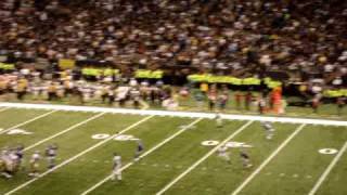 Marques Colston over the middle. First Down Saints!